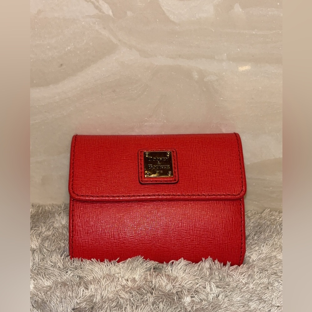 Dooney & Bourke Red Textured Wallet